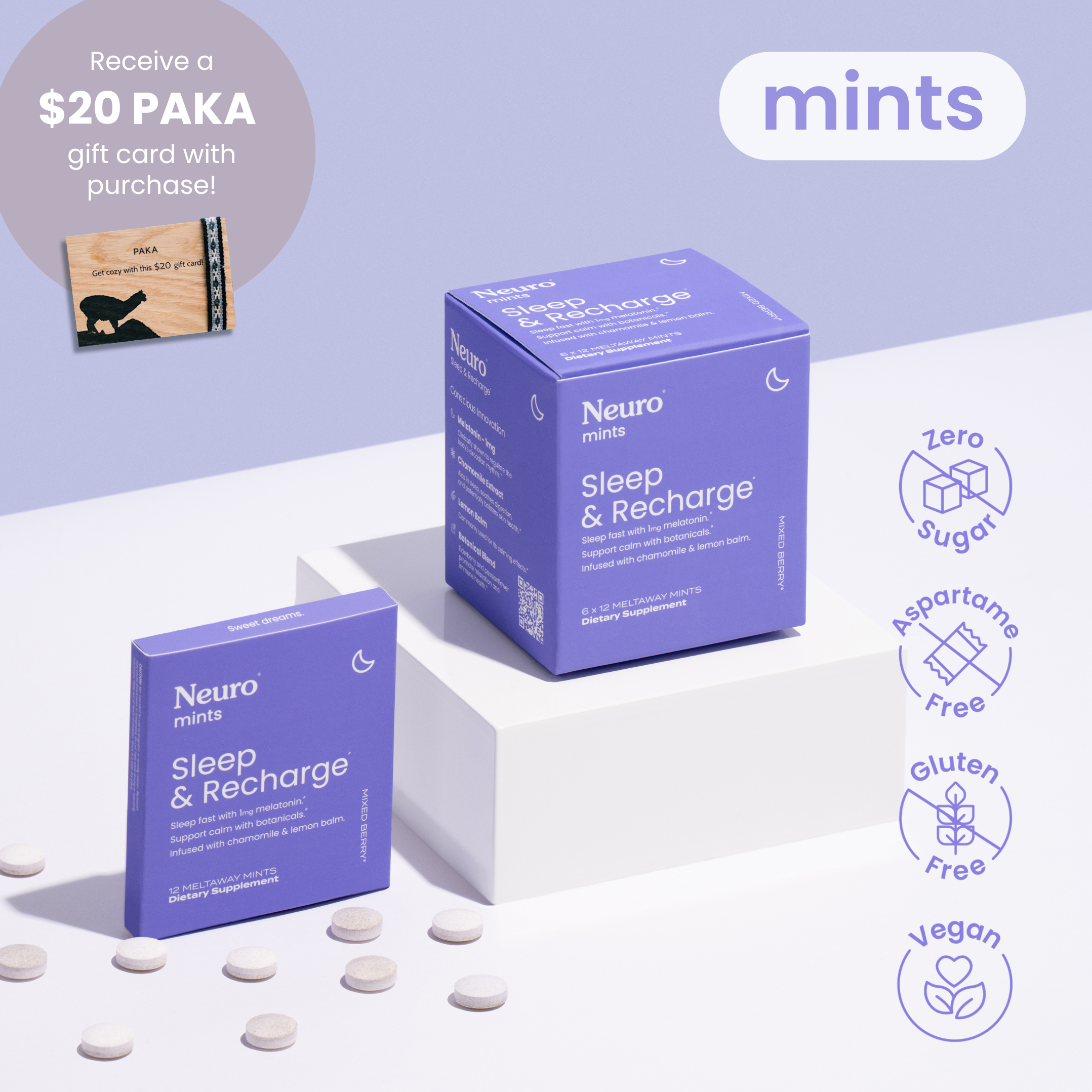 Sleep & Recharge™ Meltaway Mints