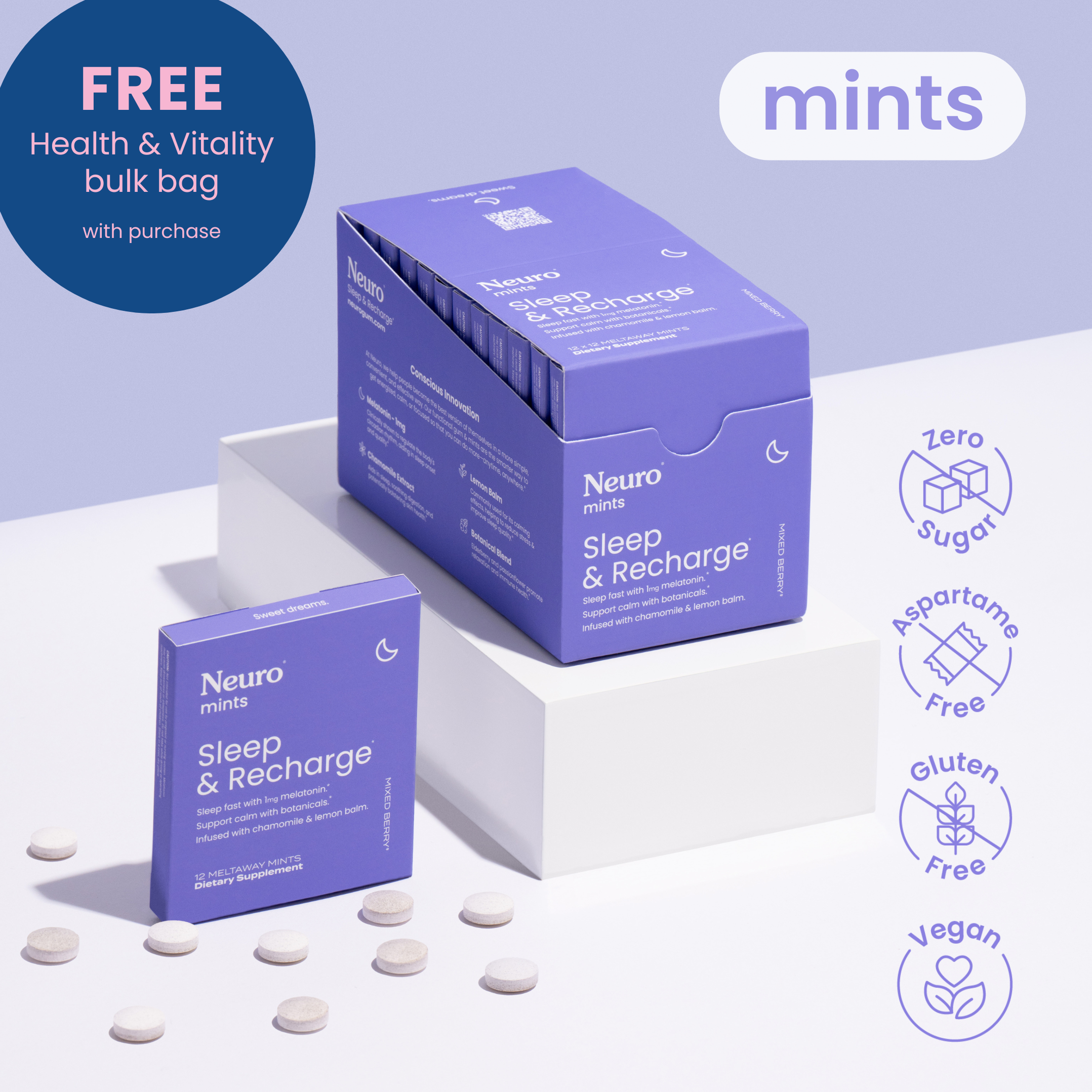 Sleep & Recharge™ Meltaway Mints