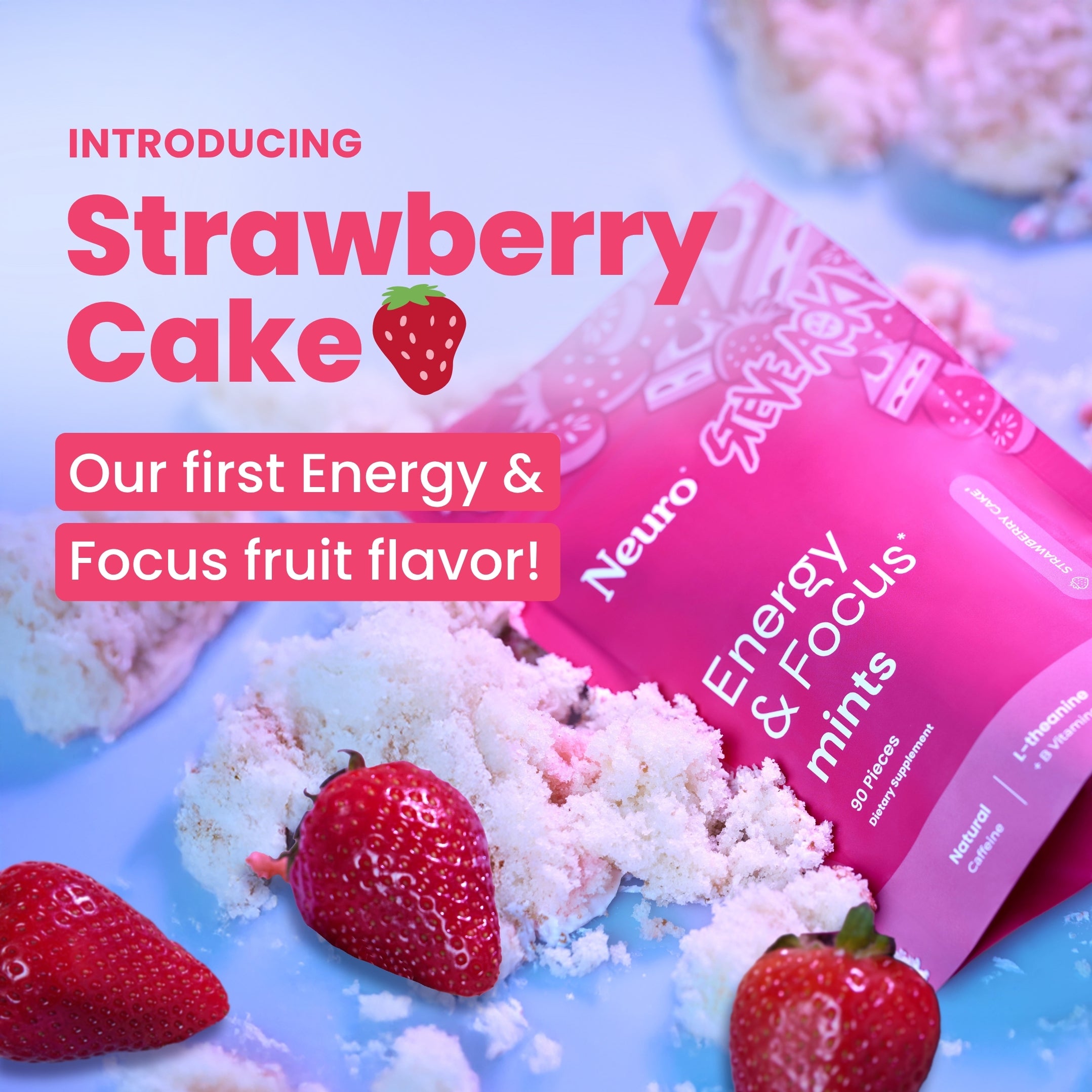 Strawberry Cake / Bulk Bag (90 pc)