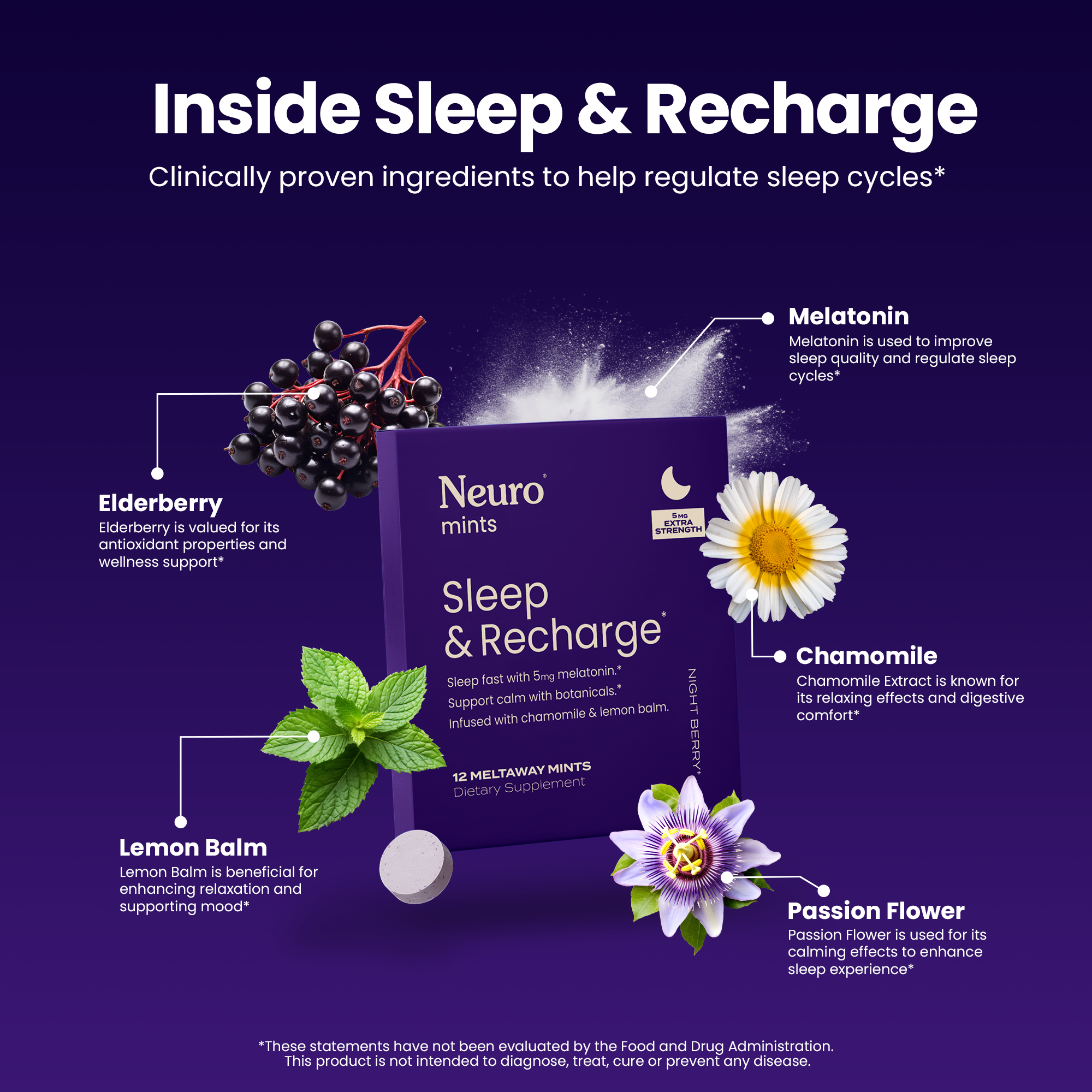 Sleep & Recharge™ Meltaway Mints