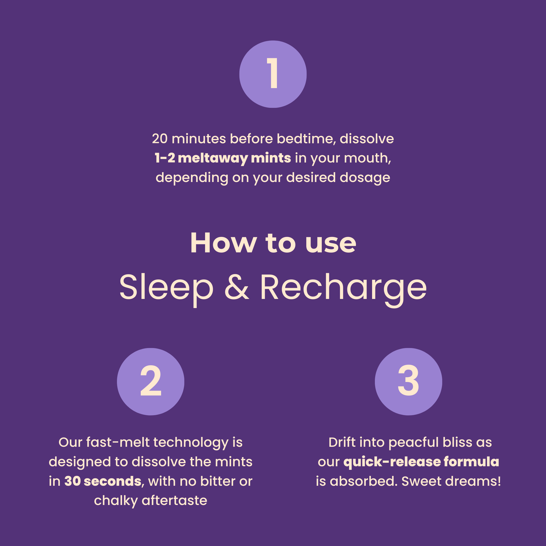Sleep & Recharge™ Meltaway Mints