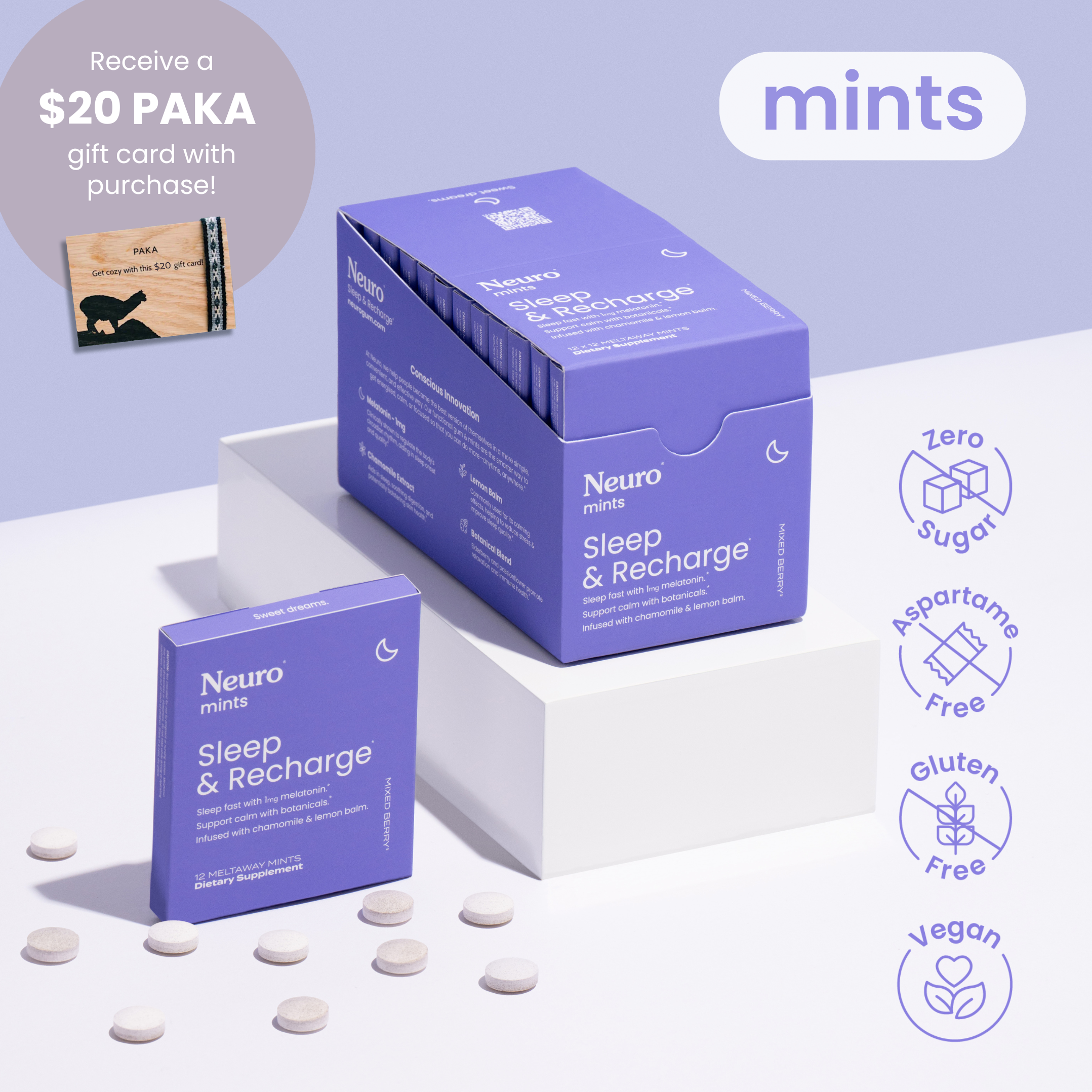 Sleep & Recharge™ Meltaway Mints