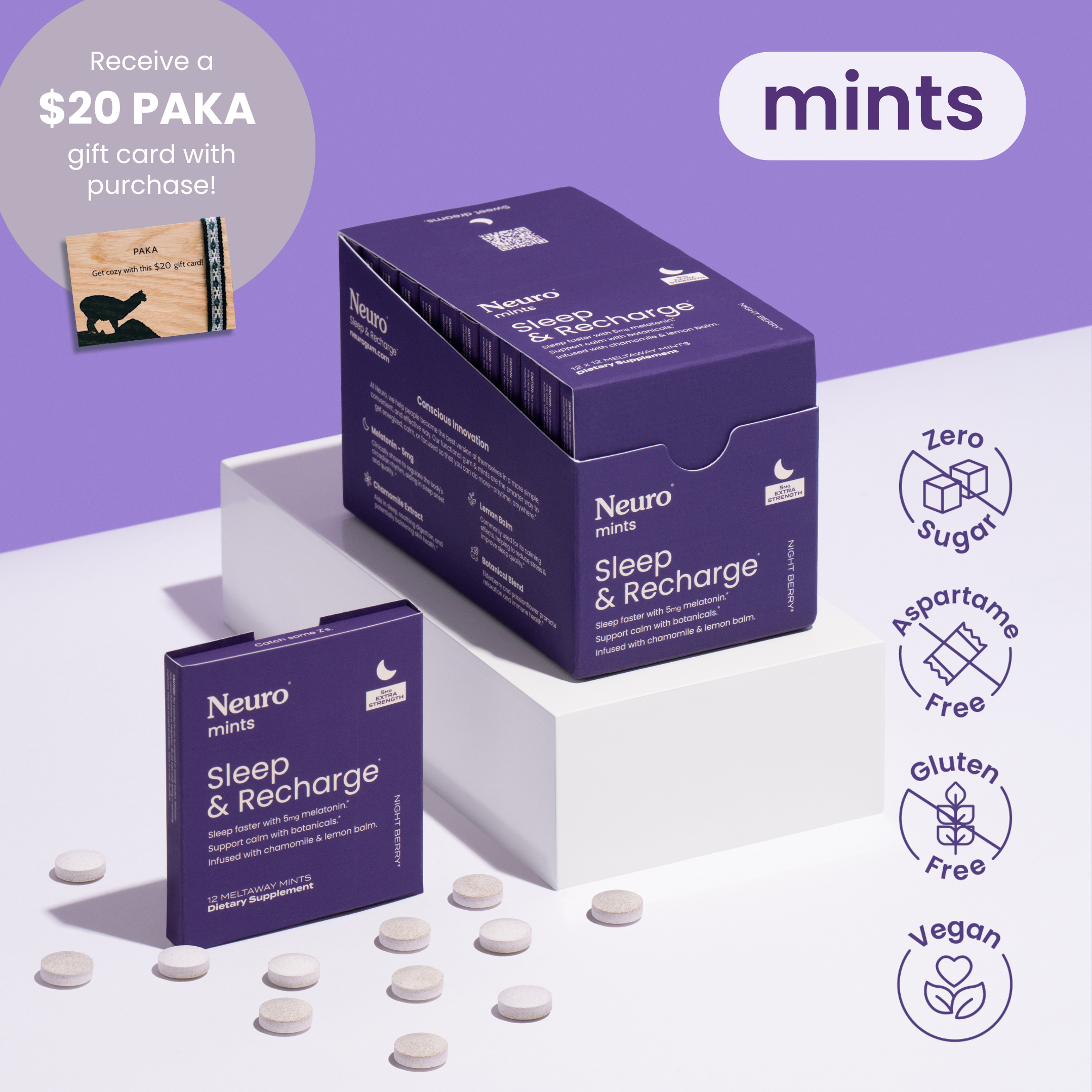 Sleep & Recharge™ Meltaway Mints