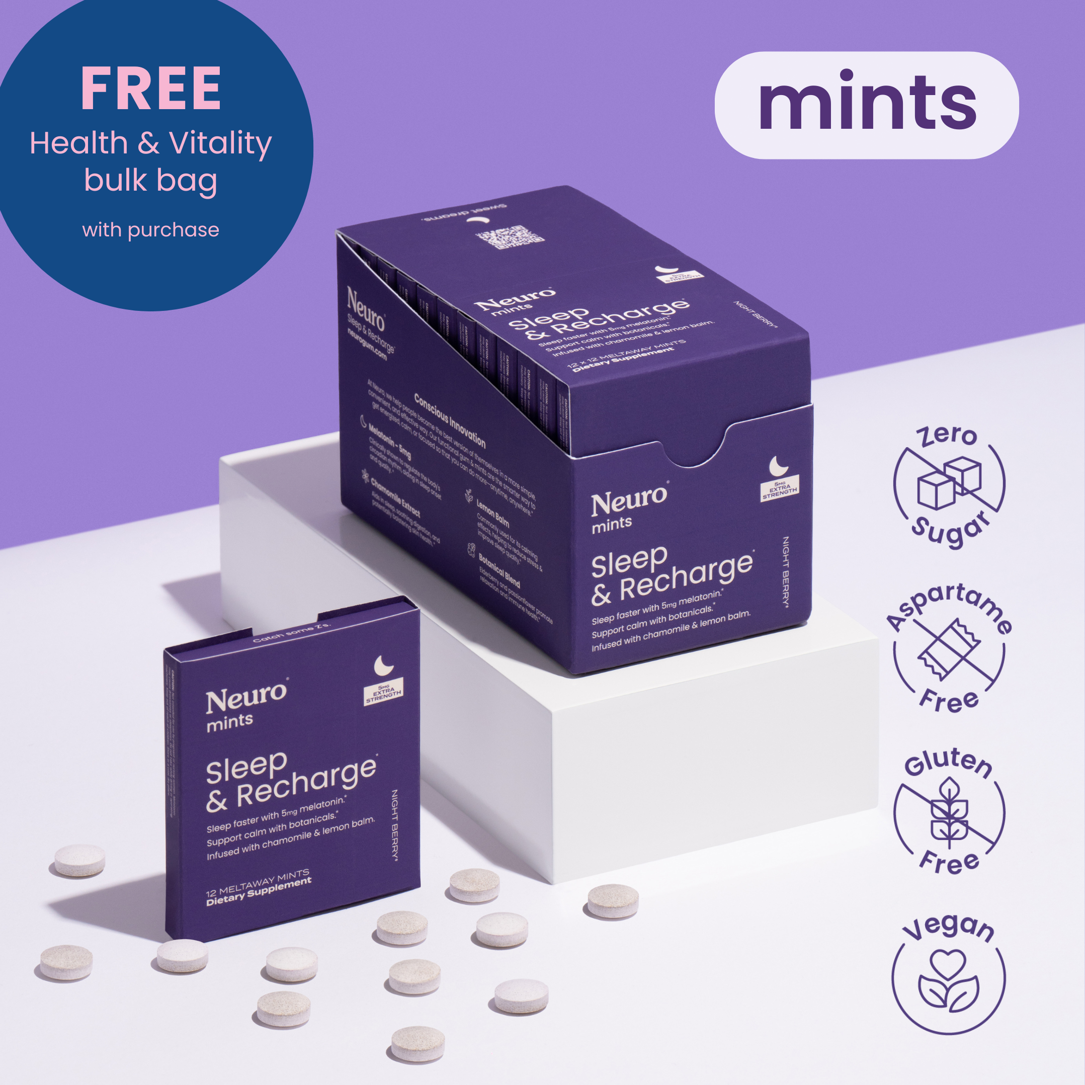 Sleep & Recharge™ Meltaway Mints