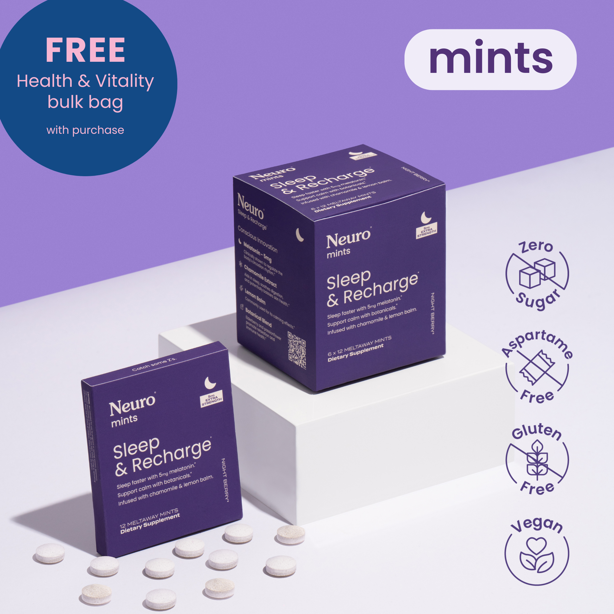 Sleep & Recharge™ Meltaway Mints