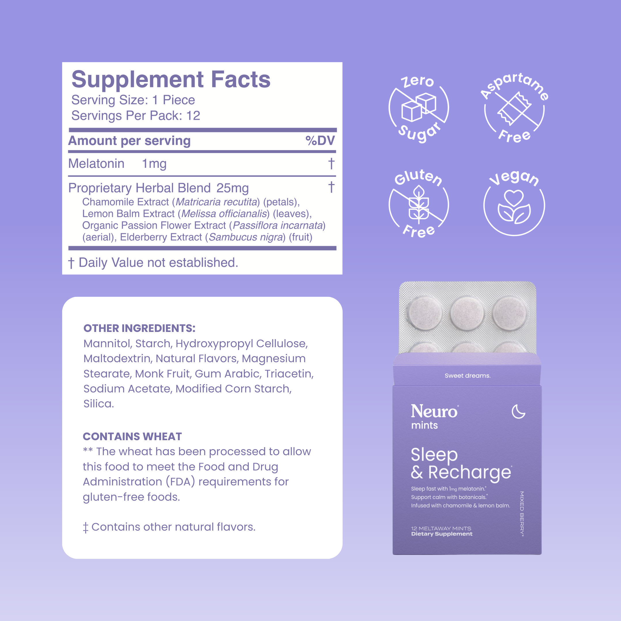 Regular Strength - 1mg / 6 pack (72 pcs)