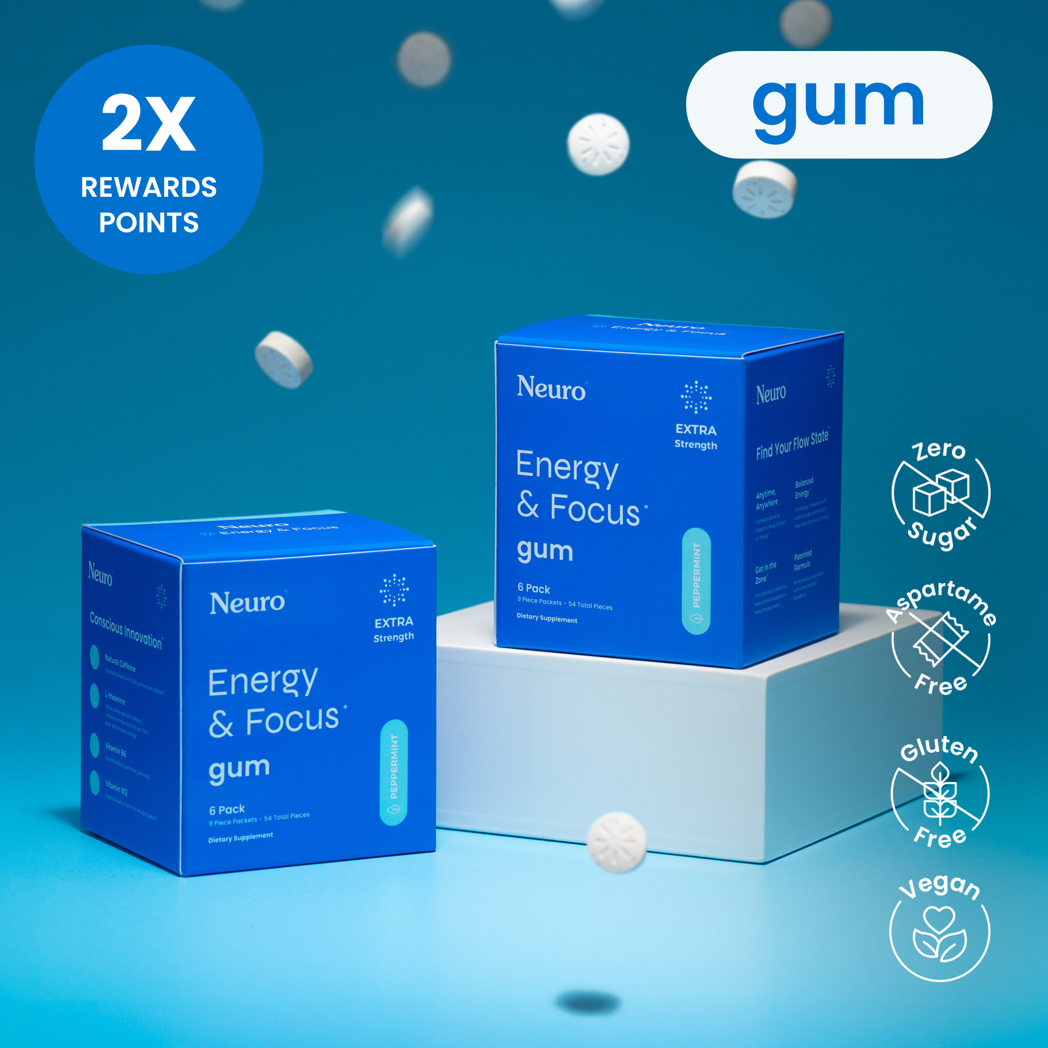 Extra Strength Energy & Focus™ Gum