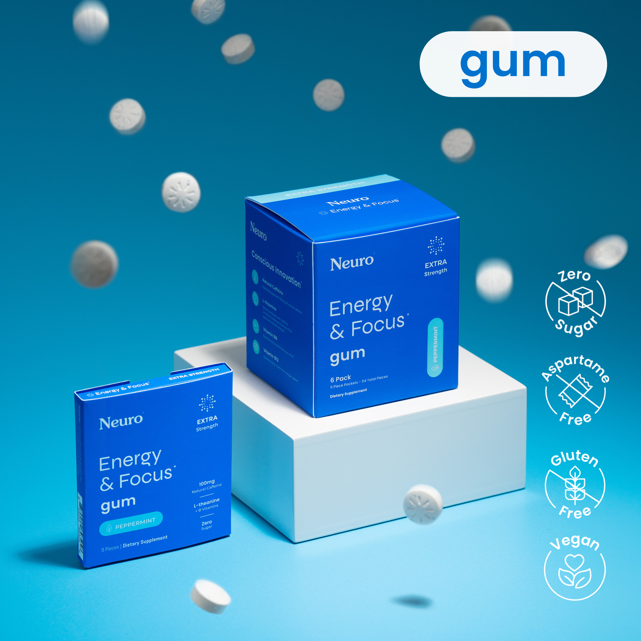 Extra Strength Energy & Focus™ Gum