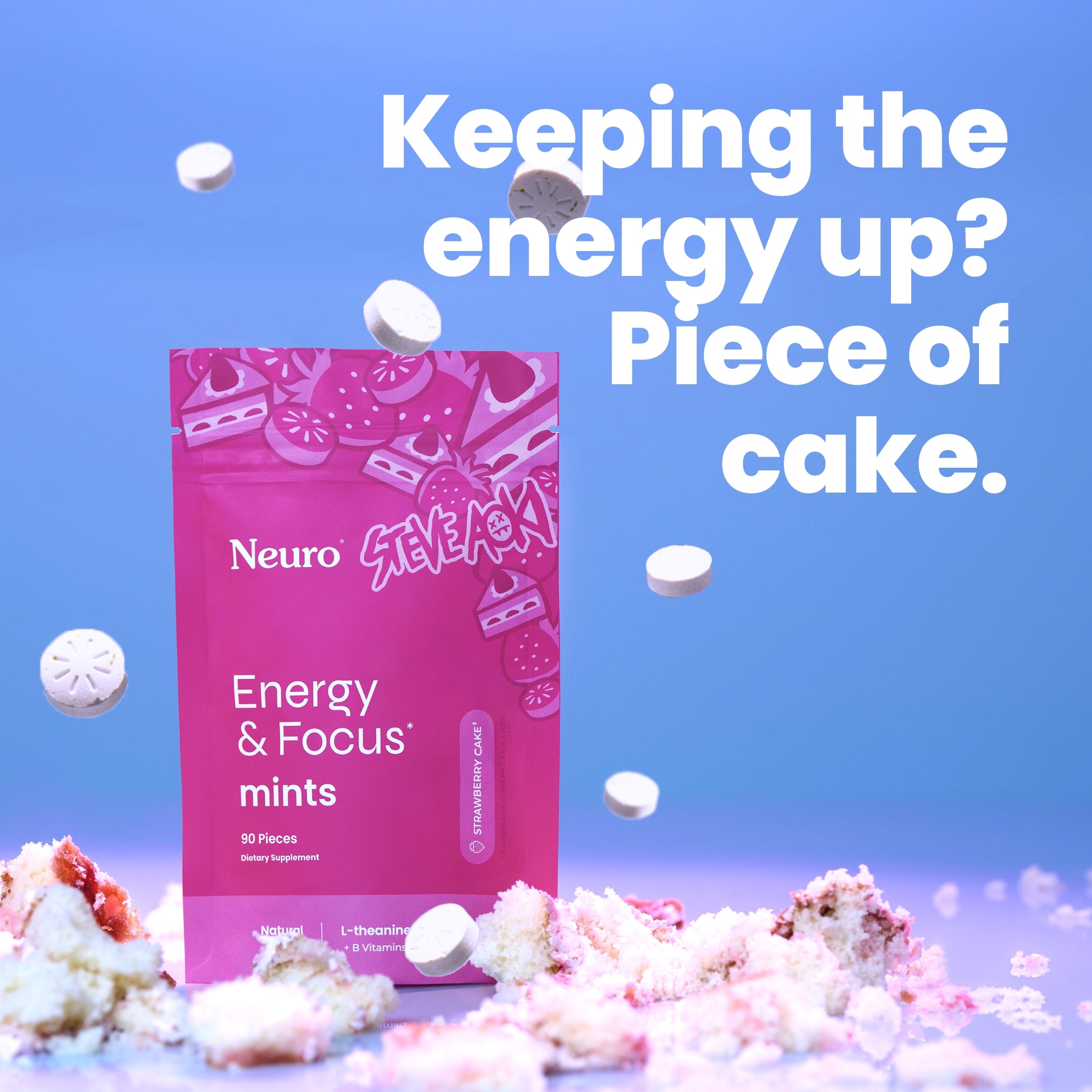 Strawberry Cake / Bulk Bag (90 pc)