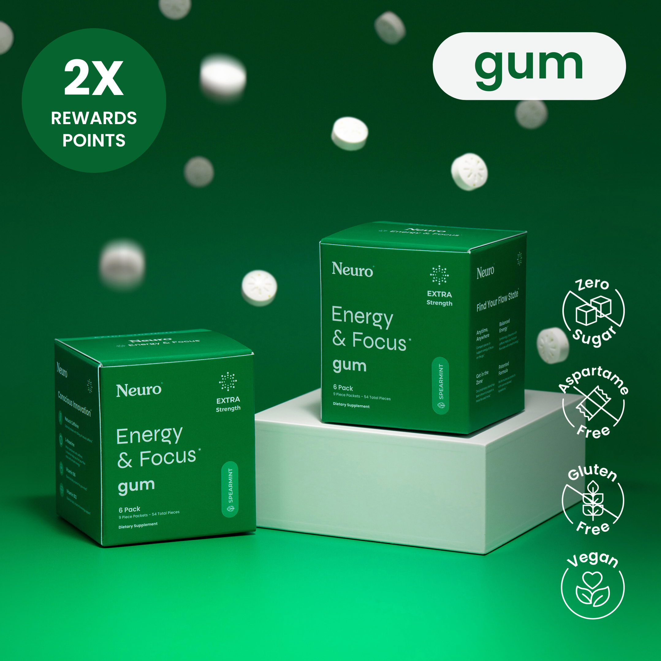 Extra Strength Energy & Focus™ Gum
