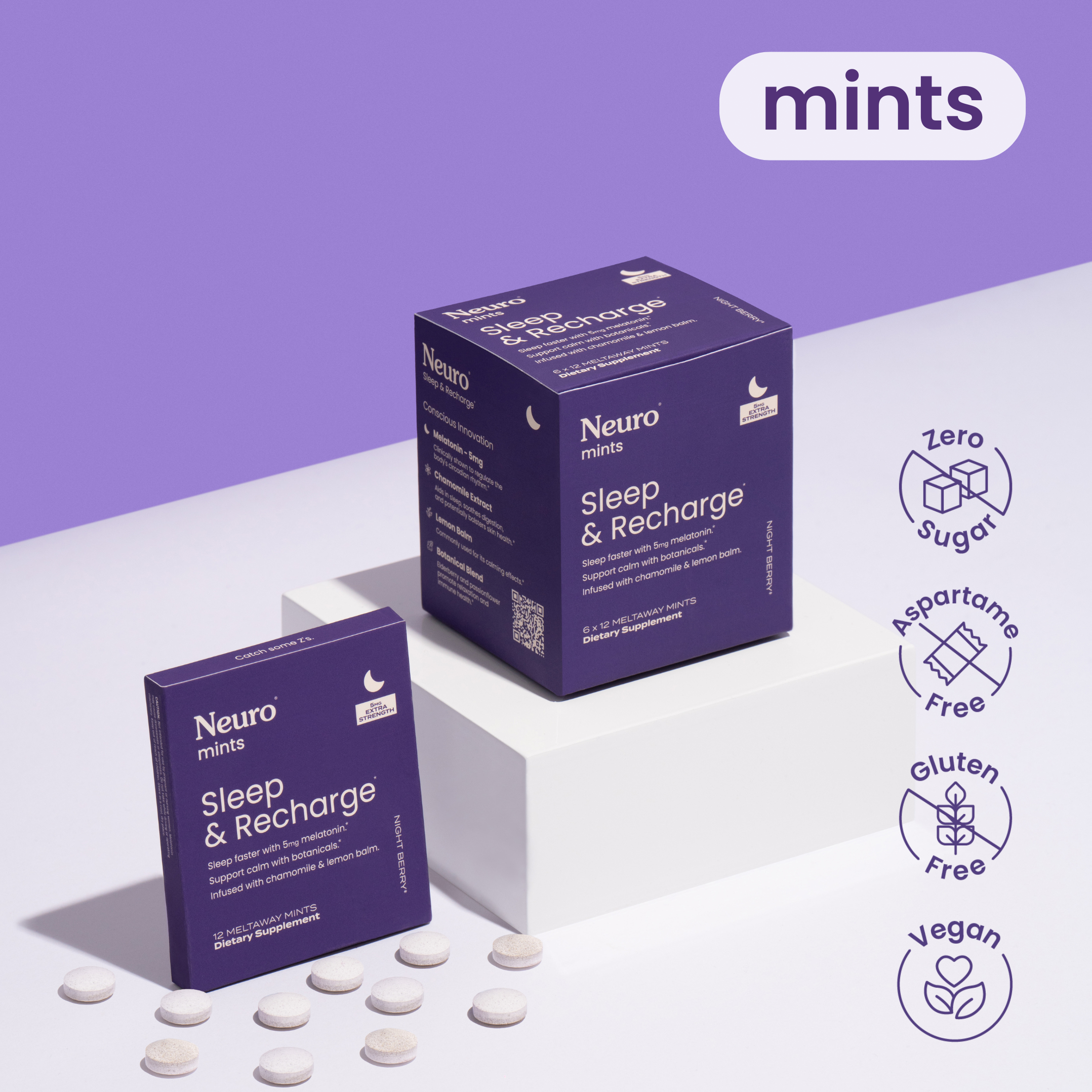 Sleep & Recharge Meltaway Mints