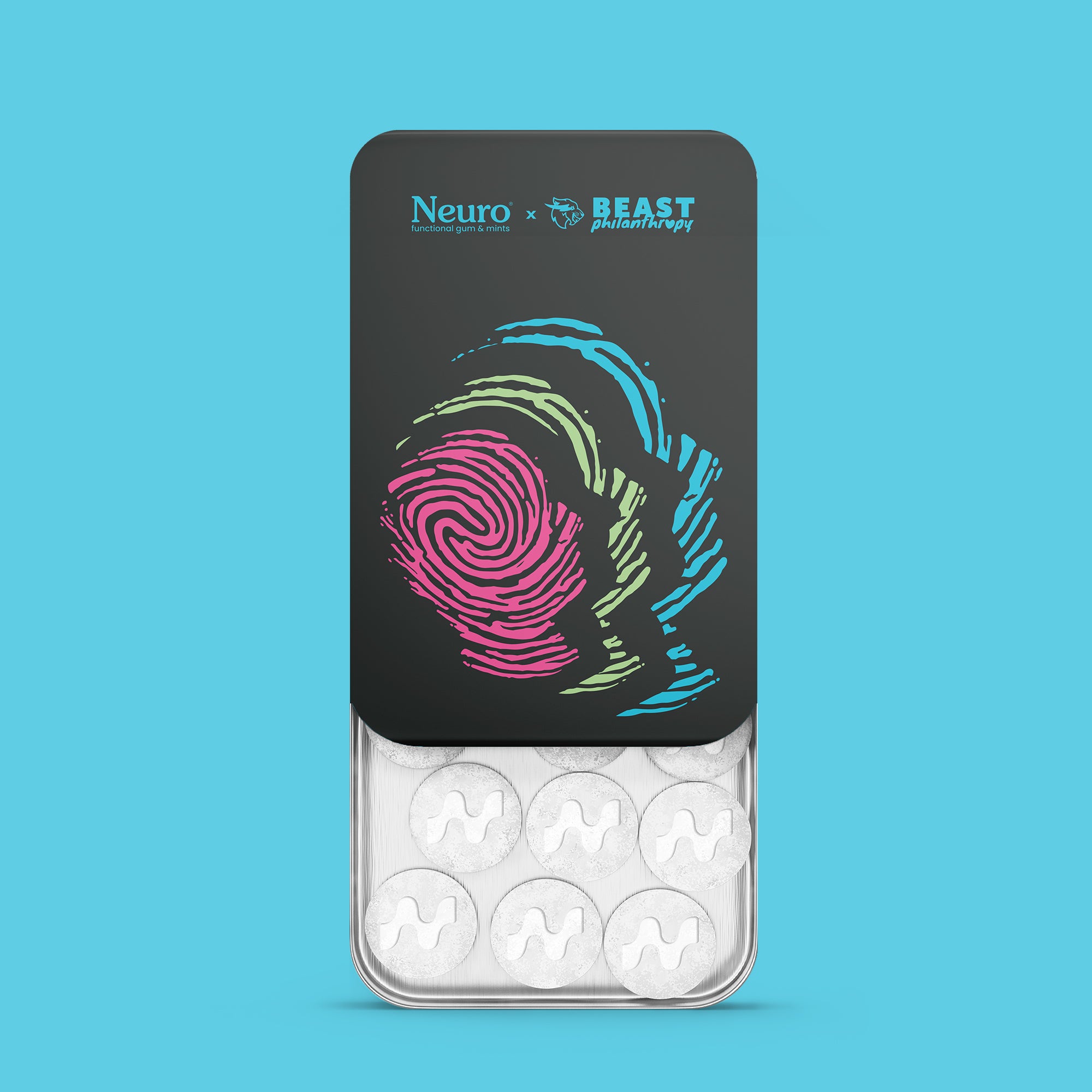 Neuro x Beast Philanthropy Imprint Tin