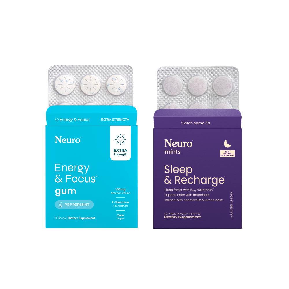Extra Strength Energy & Focus + Sleep & Recharge Blisters