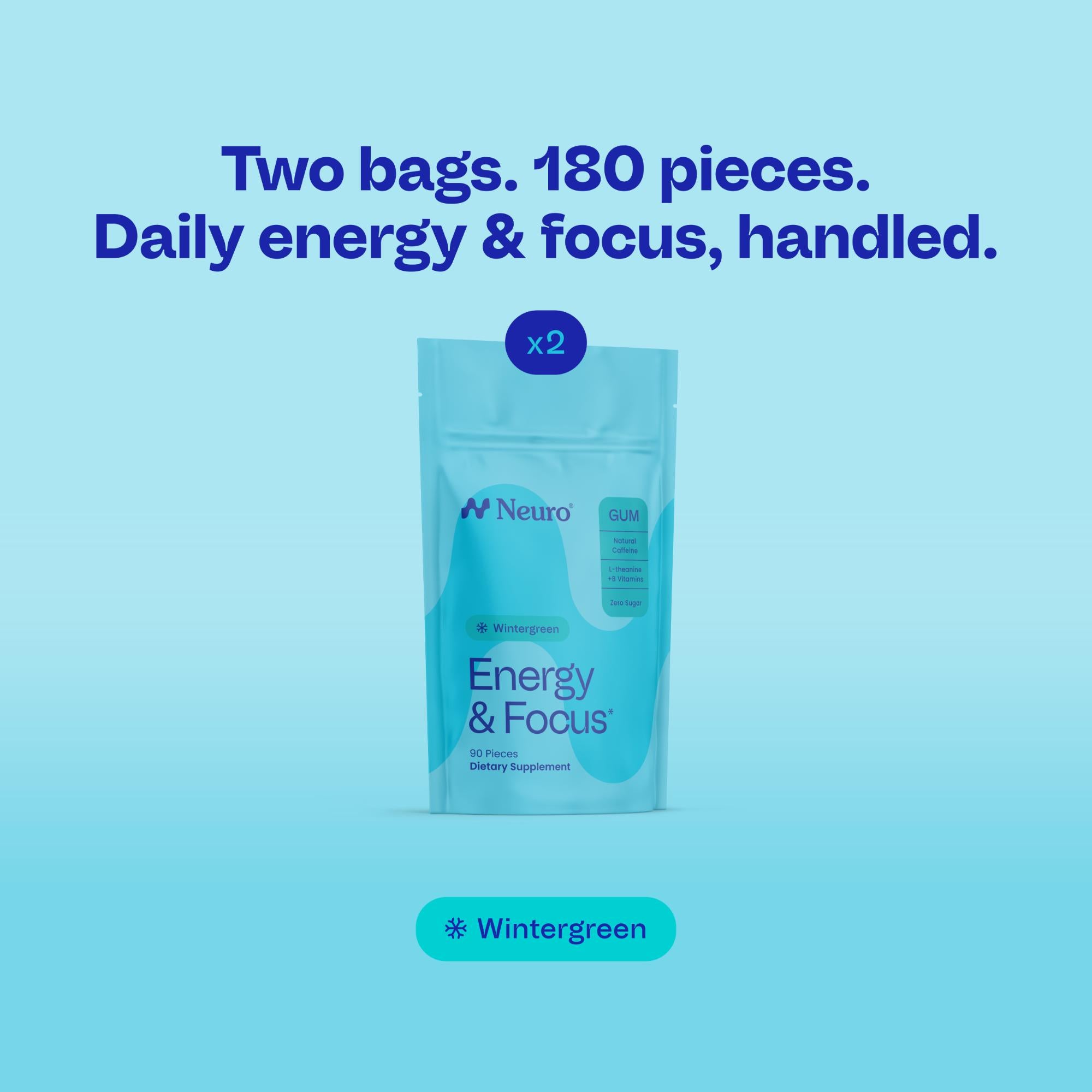 Wintergreen / 180-piece pack