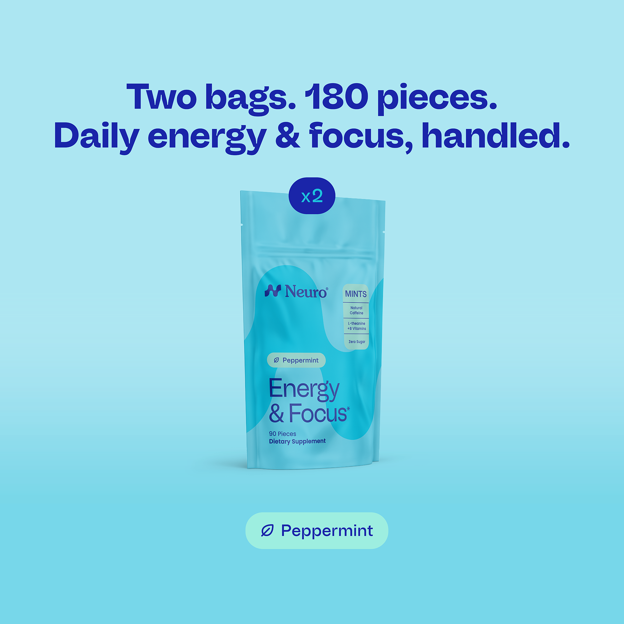 Peppermint / 180-piece pack