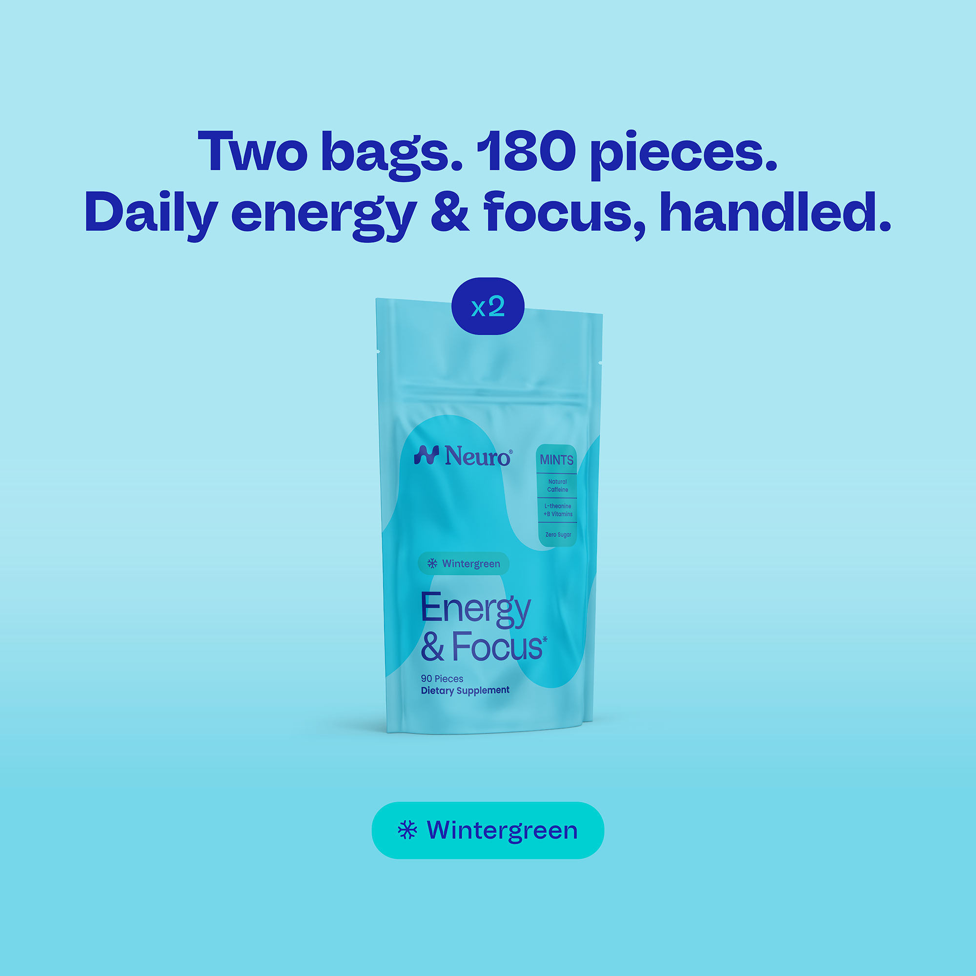 Wintergreen / 180-piece pack