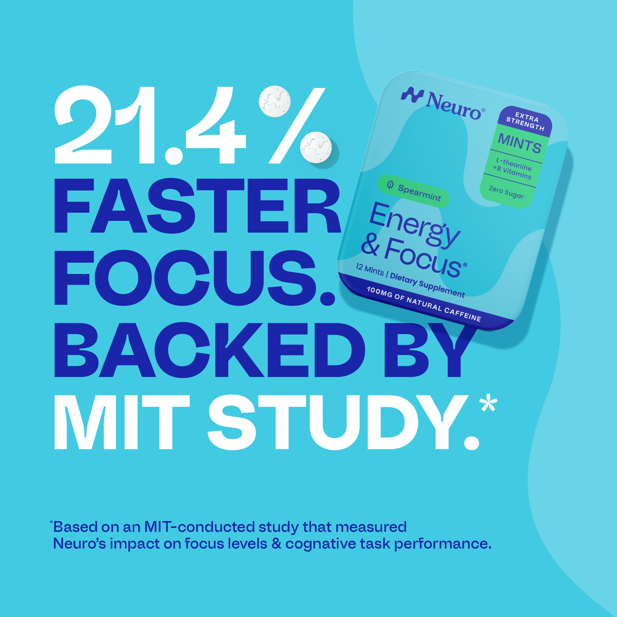 Extra Strength Energy & Focus™ Mints