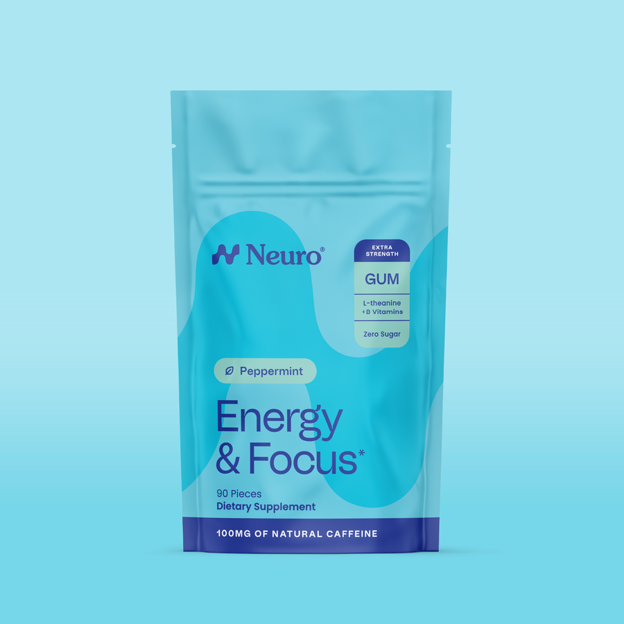 Neuro Extra Strength Energy & Focus, bolsa de 90 chicles