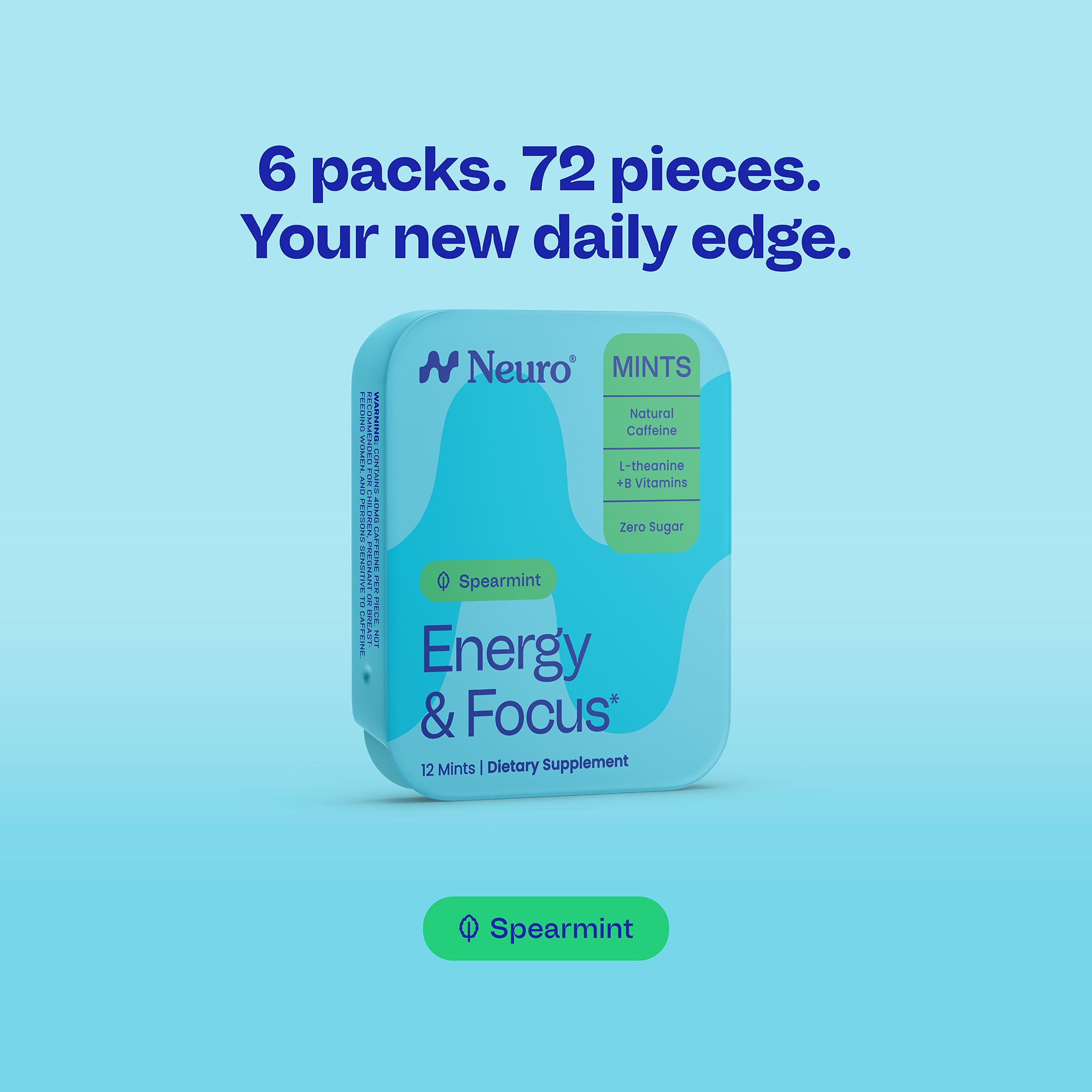 Spearmint / 72-piece pack