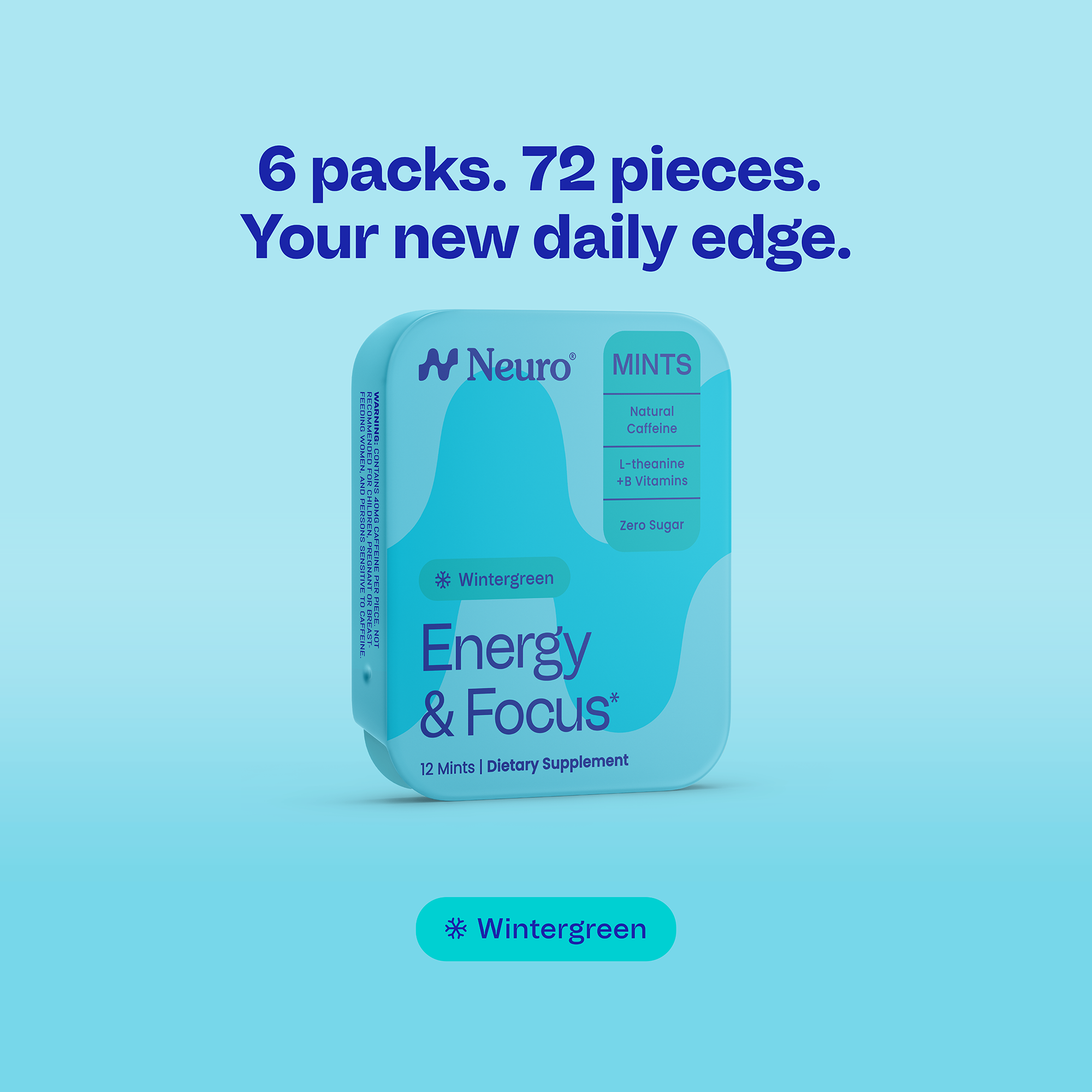 Wintergreen / 72-piece pack