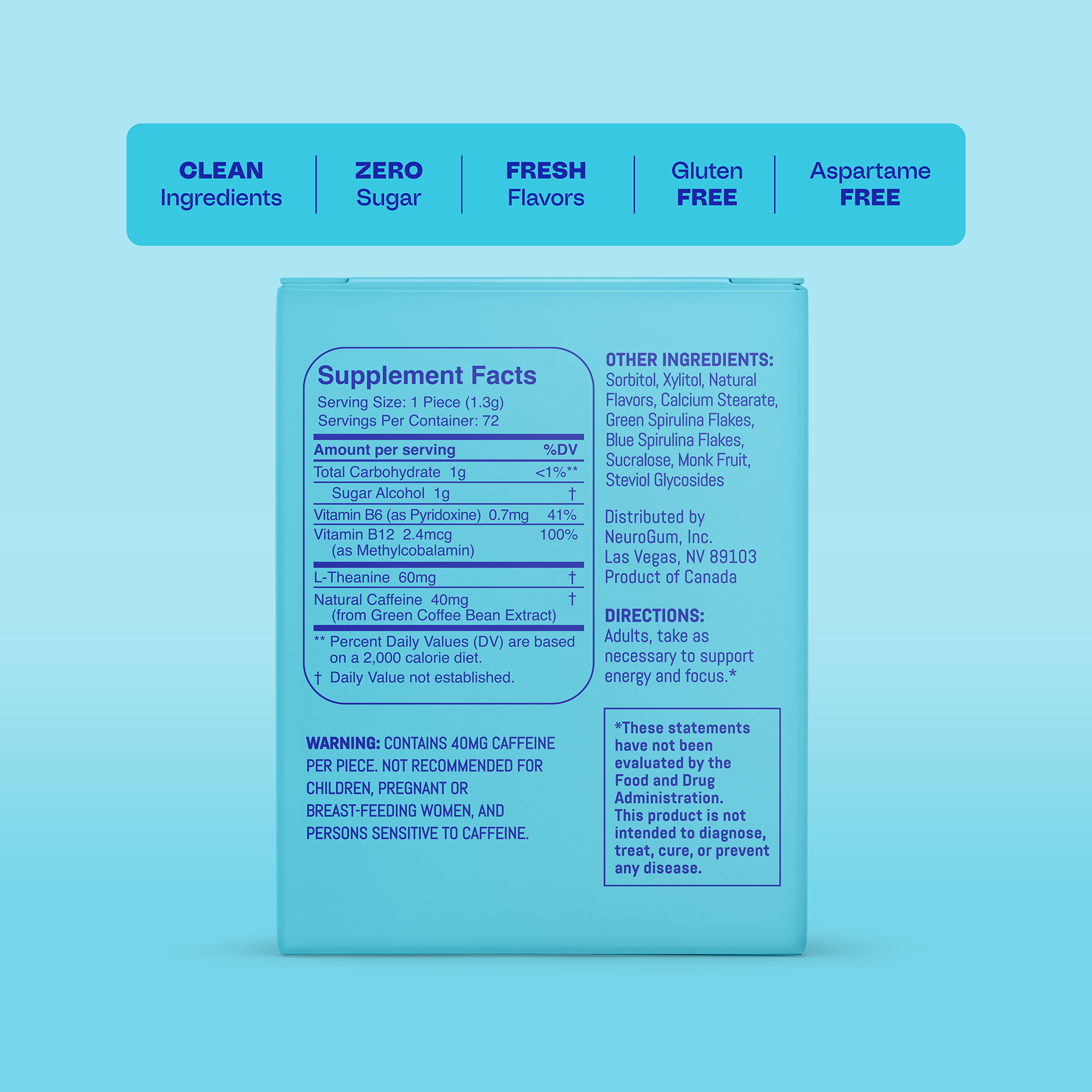 Wintergreen / 72-piece pack