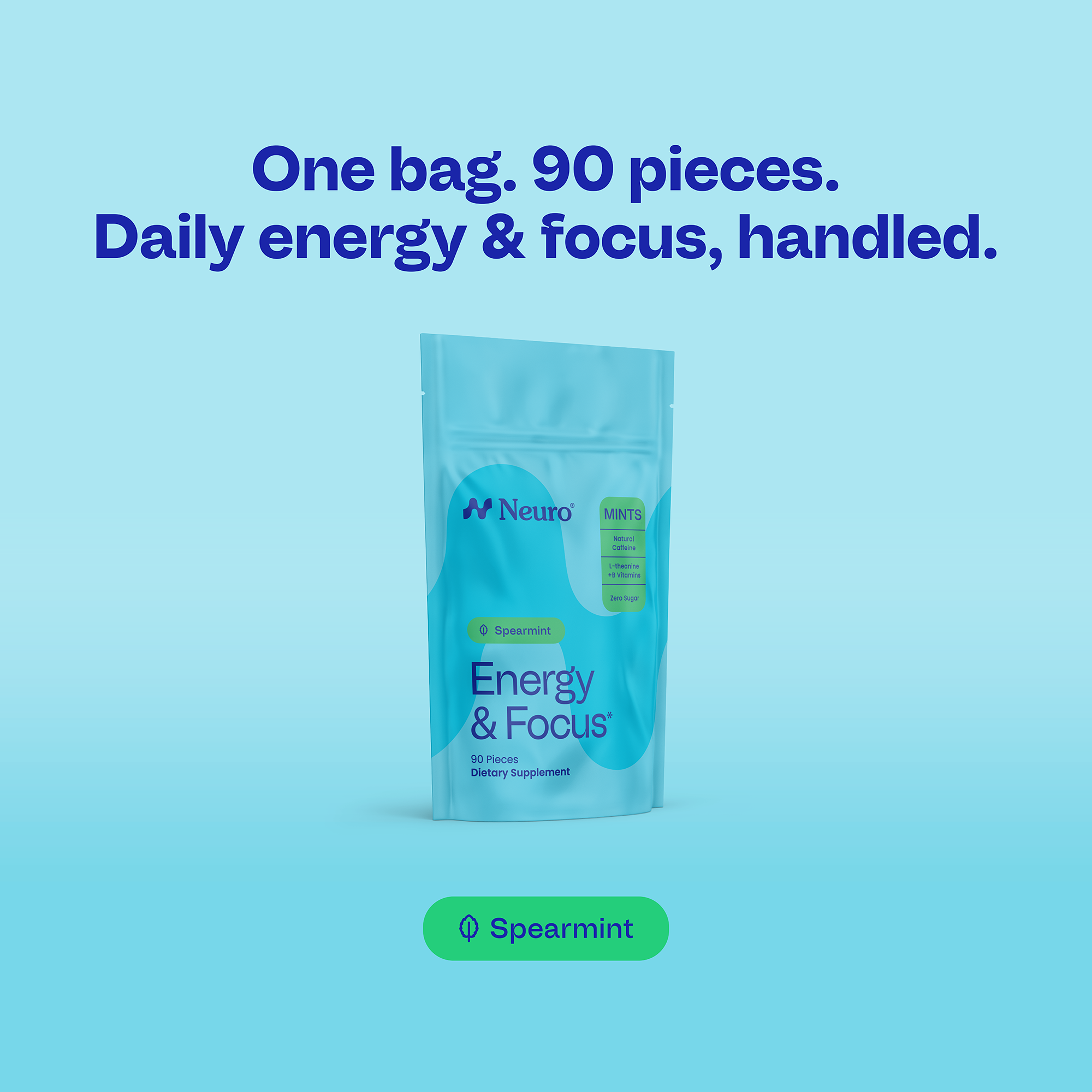 Spearmint / 90-piece pack