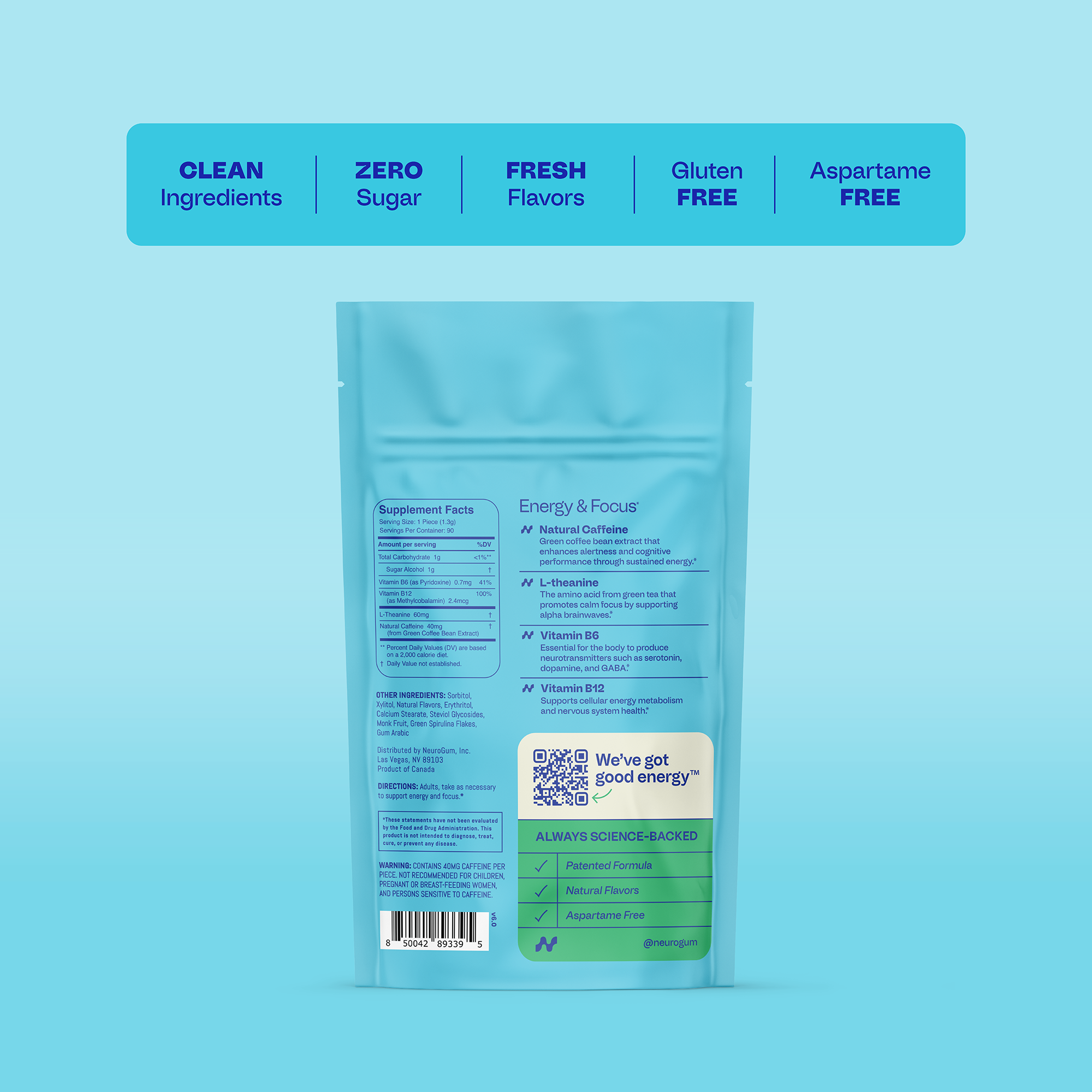 Spearmint / 90-piece pack