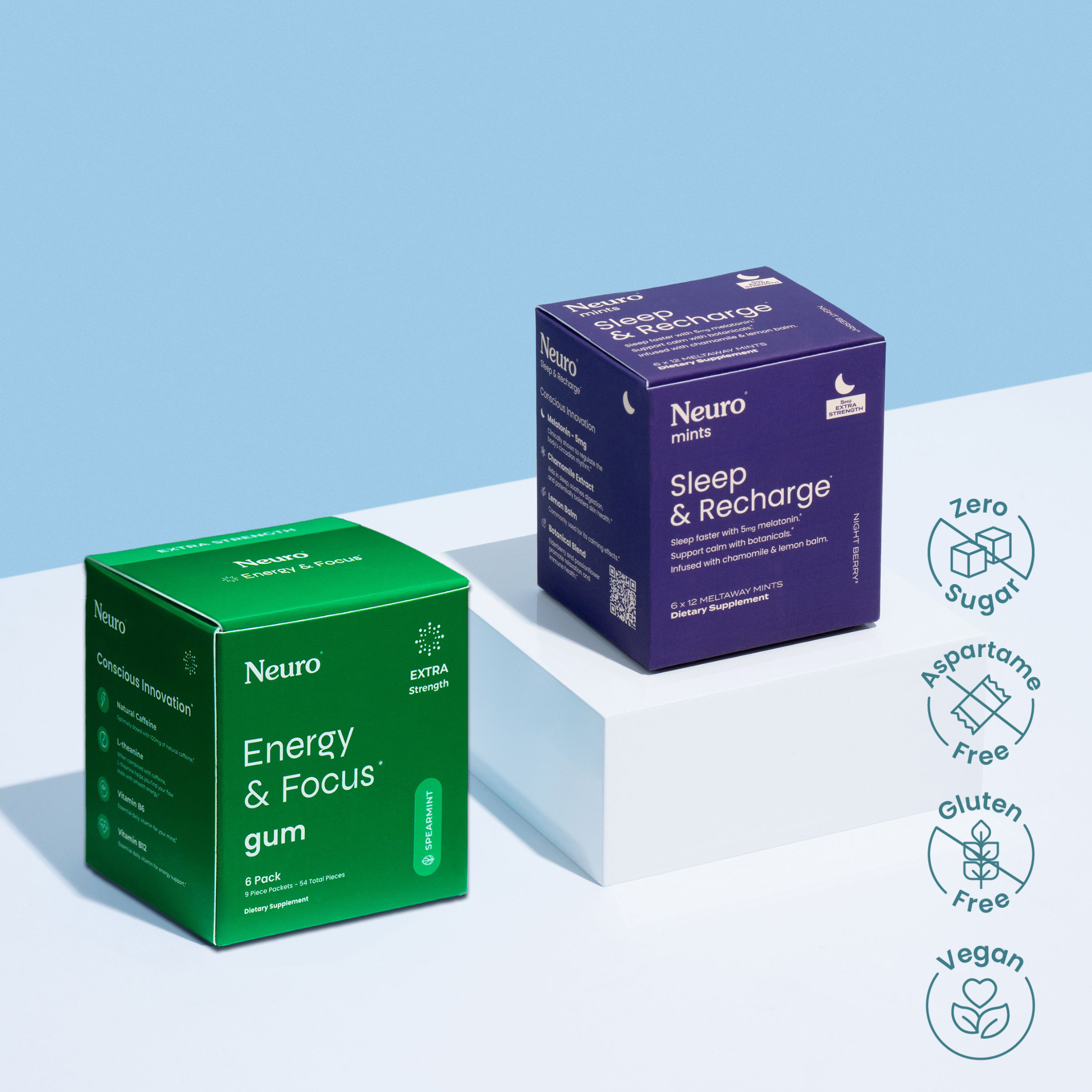 Energize & Reset Gums + Mints