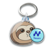 Feeling Slothy keychain