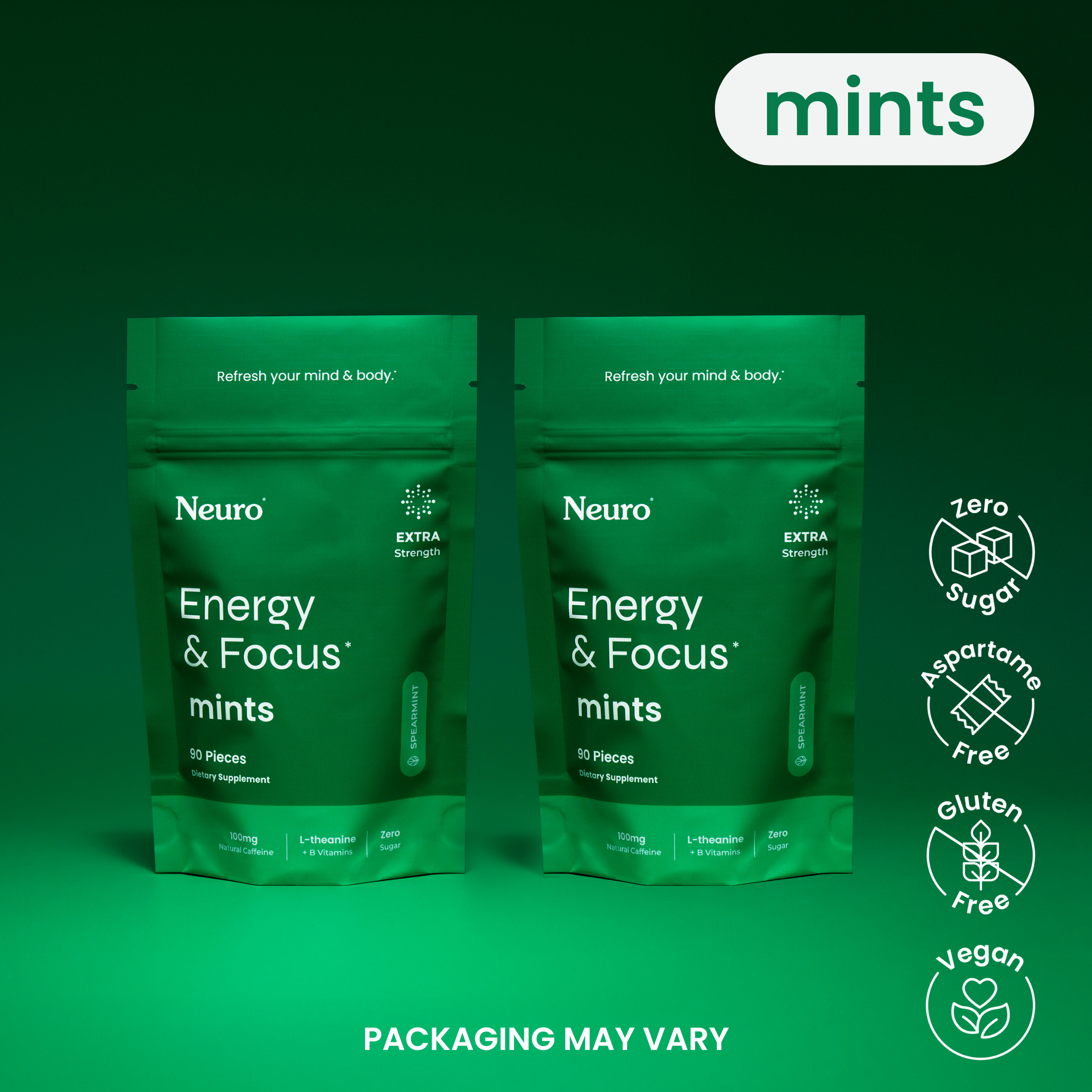 Energy & Focus™ Extra Strength Mints